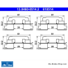 ATE Original brake pad accessories kit (13046005142) for Land Rover