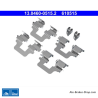 ATE Kit original de accesorios para pastillas de freno (13046005152) para Abarth, Alfa Romeo, Fiat, Lancia