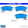 ATE original brake pads (13046058032) for Hyundai