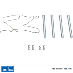 ATE Kit original de accesorios para pastillas de freno (13046005332) para Mitsubishi y Toyota