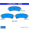 ATE original brake pads (13046058412) for Nissan