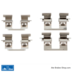 ATE Originales Bremsbelag-Zubehörset (13046005342) für Citroën, Mazda, Mitsubishi, Peugeot