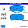 ATE original brake pads (13046058522) for Daihatsu