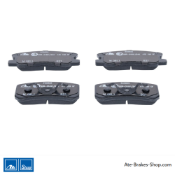 ATE originele remblokken (13046058552) voor Chrysler, Citroën, Jeep, Lancia, Mitsubishi, Peugeot