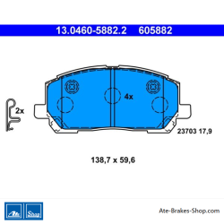 ATE originele remblokken (13046058822) voor Lexus