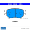 ATE originalen Bremsbeläge (13046058942) für Toyota