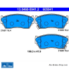 ATE original brake pads (13046059412) for Nissan