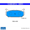 ATE original brake pads (13046059732) for Ford, Mazda
