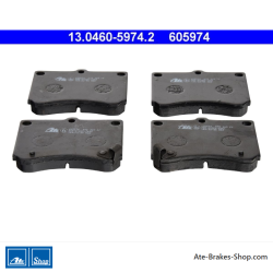 ATE original brake pads (13046059742) for Mazda