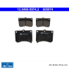 ATE plaquettes de frein d’origine (13046059742) pour Mazda