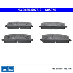 ATE original brake pads (13046059762) for Toyota