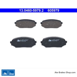 ATE originele remblokken (13046059792) voor Mazda
