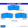ATE original brake pads (13046059812) for Mitsubishi