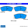 ATE originale Bremsbeläge (13046059852) für Subaru, Suzuki
