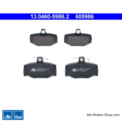 ATE pastillas de freno originales (13046059862) para Nissan