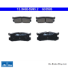 ATE pastillas de freno originales (13046059952) para Ford, Mazda