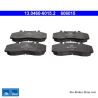ATE plaquettes de frein d’origine (13046060152) pour Mercedes-Benz