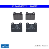 ATE originele remblokken (13046060272) voor Alfa Romeo, Ford, Mercedes-Benz, Opel, Volkswagen (VW)