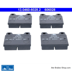 ATE original brake pads (13046060282) for Volkswagen (VW)