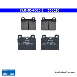 ATE originele remblokken (13046060282) voor Volkswagen (VW)