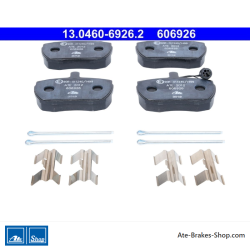 ATE originele remblokken (13046069262) voor Land Rover