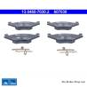 ATE original brake pads (13046070302) for Seat, Volkswagen (VW)