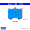 ATE plaquettes de frein d’origine (13046070422) pour Ford