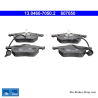 ATE original brake pads (13046070502) for Audi