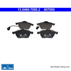 ATE original brake pads (13046070502) for Audi
