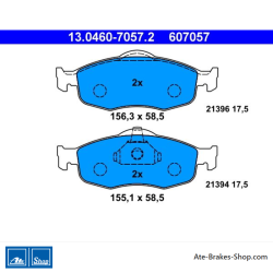 ATE originalen Bremsbelägen (13046070572) für Ford