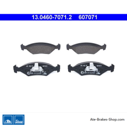 ATE originalen Bremsbelägen (13046070712) für Ford, Mazda