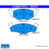 ATE plaquettes de frein d’origine (13046070722) pour Seat, Volkswagen (VW)