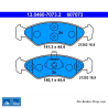 ATE originele remblokken (13046070732) voor Ford, Mazda