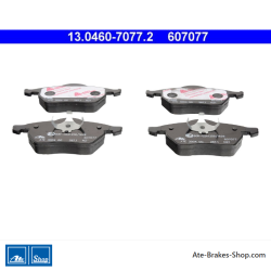 ATE plaquettes de frein d’origine (13046070772) pour Audi, Volkswagen (VW)
