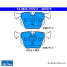 ATE original brake pads (13046070792) for BMW, Land Rover