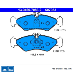 ATE original brake pads (13046070832) for Mercedes-Benz, Volkswagen (VW)