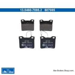 ATE pastillas de freno originales (13046070852) para Mercedes-Benz