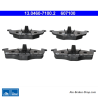 ATE originele remblokken (13046071002) voor Seat, Skoda, Volkswagen (VW)