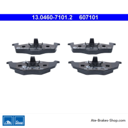 ATE original brake pads (13046071012) for Seat, Volkswagen (VW)