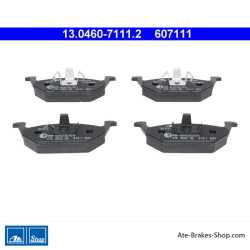 ATE originele remblokken (13046071112) voor Audi, Seat, Skoda, Volkswagen (VW)