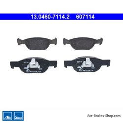 ATE pastillas de freno originales (13046071142) para Fiat, Lancia