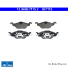 ATE pastillas de freno originales (13046071152) para Opel