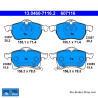 ATE original brake pads (13046071162) for Opel