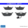 ATE pastillas de freno originales (13046071172) para Audi, Seat, Skoda, Volkswagen (VW)