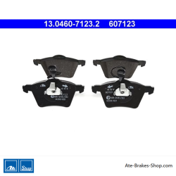ATE plaquettes de frein d’origine (13046071232) pour Volkswagen (VW)