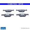 ATE plaquettes de frein d’origine (13046071252) pour Fiat