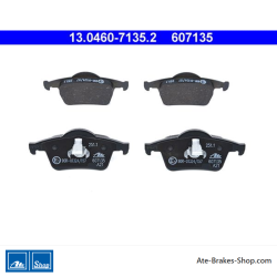 ATE plaquettes de frein d’origine (13046071352) pour Volvo