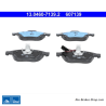 ATE plaquettes de frein d’origine (13046071392) pour Alfa Romeo, Lancia