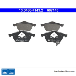 ATE plaquettes de frein d’origine (13046071432) pour Ford, Seat, Volkswagen (VW)