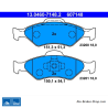 ATE originalen Bremsbeläge (13046071482) für Ford, Mazda